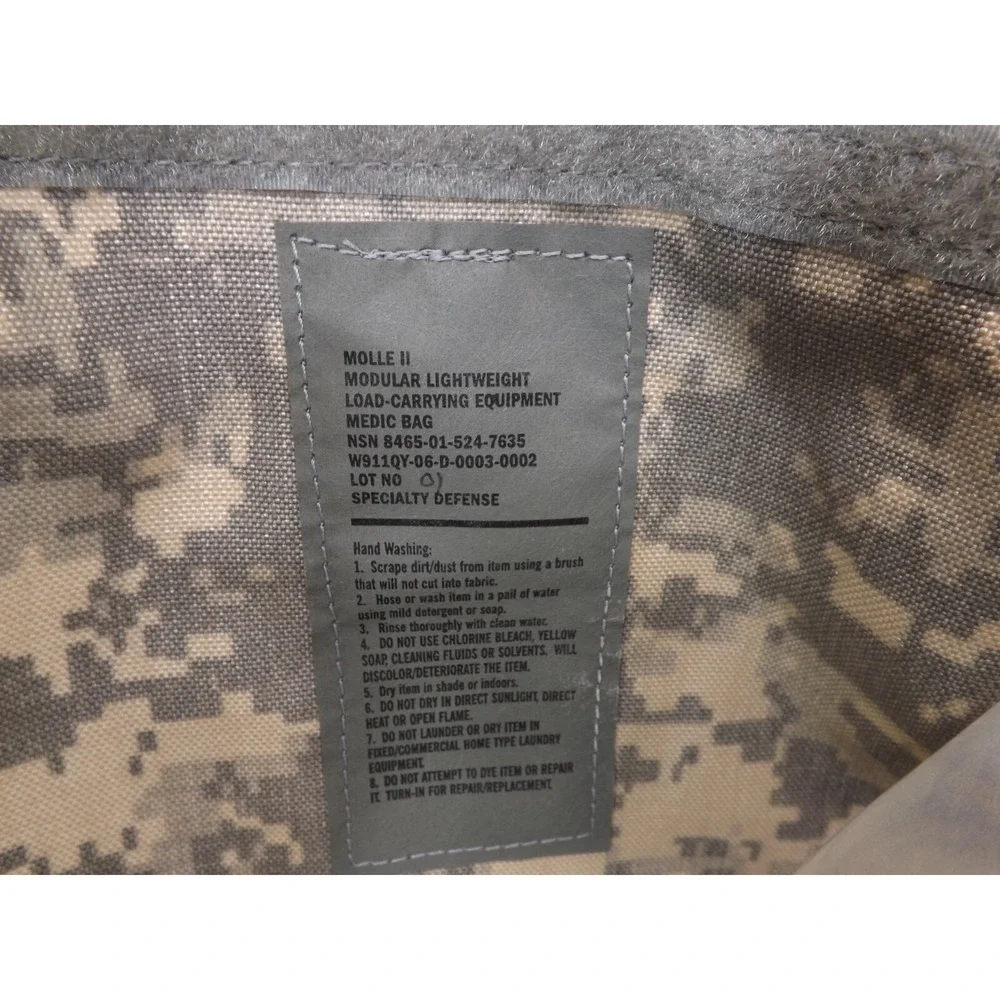 USGI MOLLE II Modular Lightweight Load-Carrying Equipment Medic Bag ACU